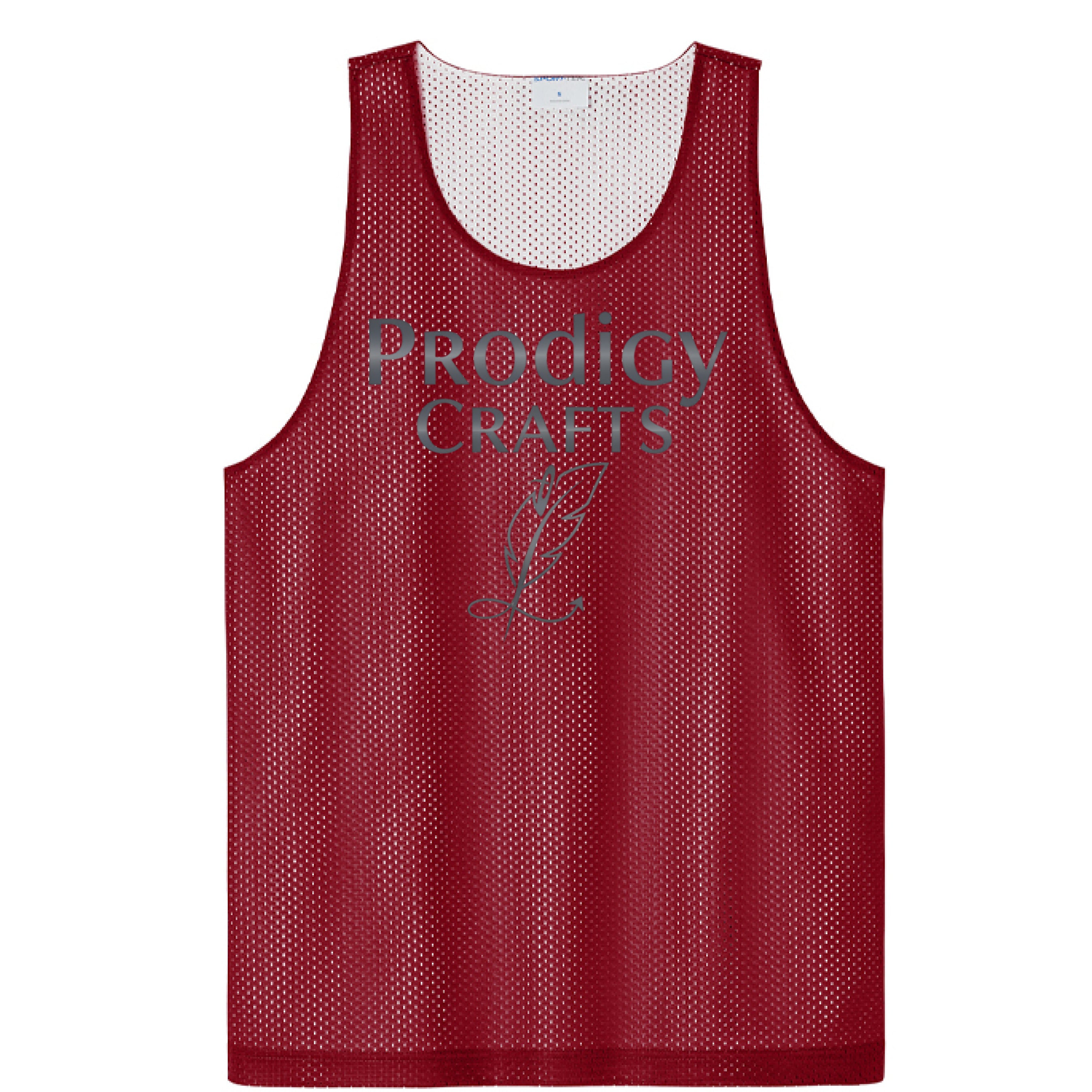 Deep Red/ White - FRONT